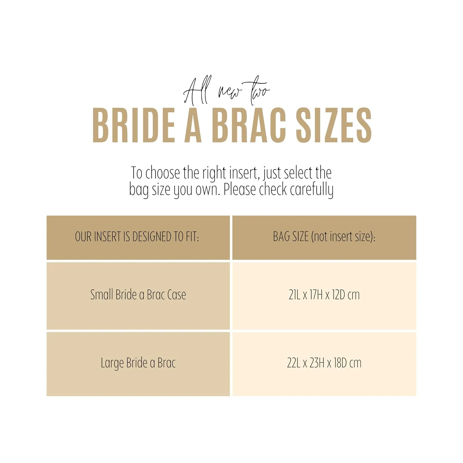 Premium Purse Organizer for Bride-a-brac Insert, PM Bride-a-brac case organizer, Trousse Bride A Brac GM Organizer, 2mm Thick Felt Snug Sturdy (For Large Bride-a-Brac (GM), Beige)
