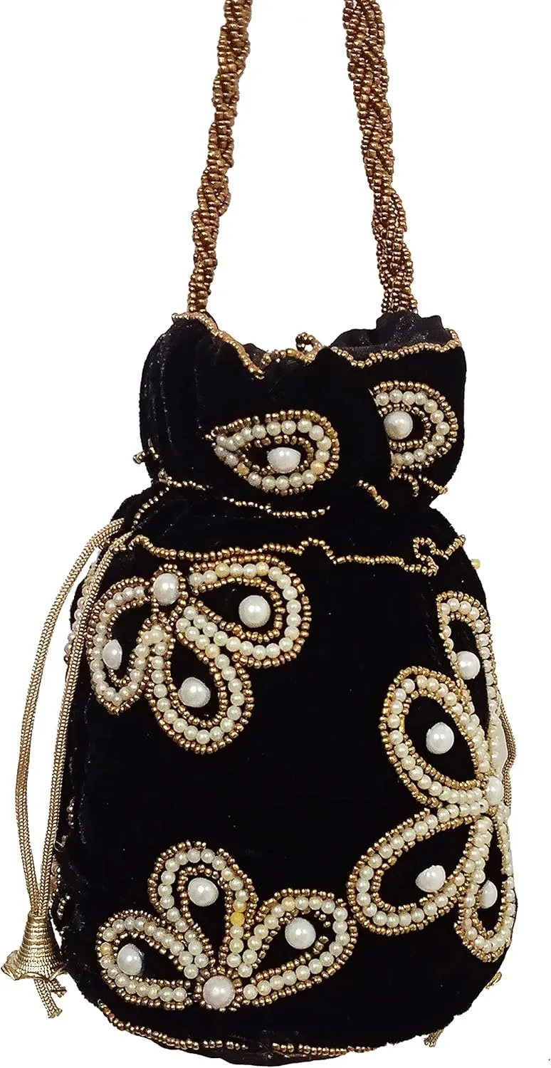 Purpledip Potli Bags Drawstring Purse (Potli02$)