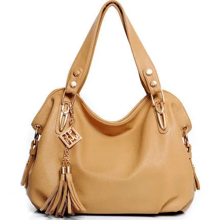 Quality PU Leather Tassel Bag Shoulder Bags Women Messenger Bags Women Handbag Women Leather Handbags