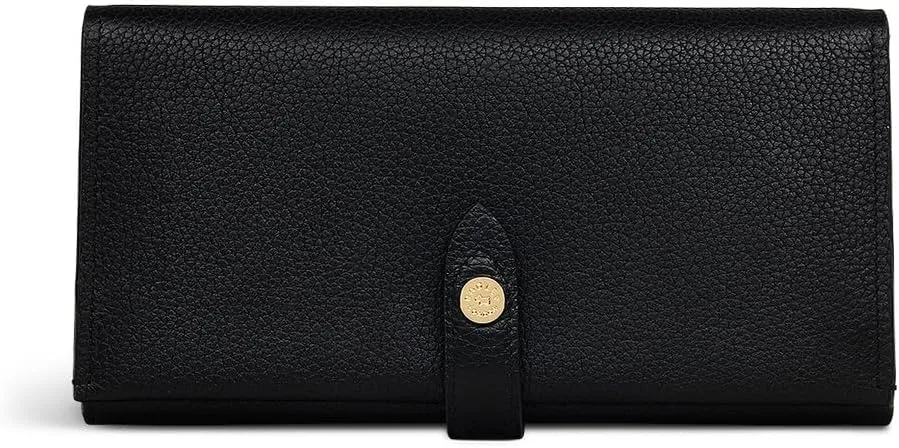 RADLEY London Arlington Court Women's Large Leather Flapover Wallet (Black)