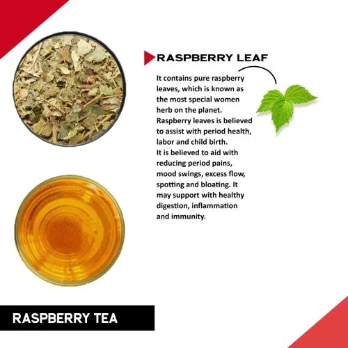 Raspberry Tea - Helps with Period health, Fertility, Labour & Child birth