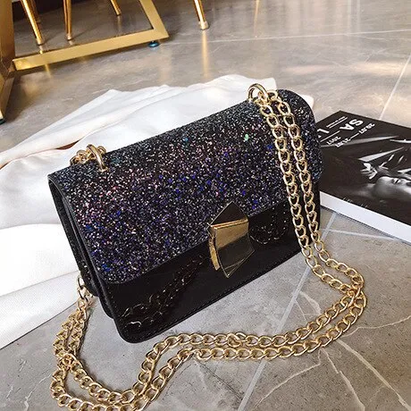 Red Silvery Bag