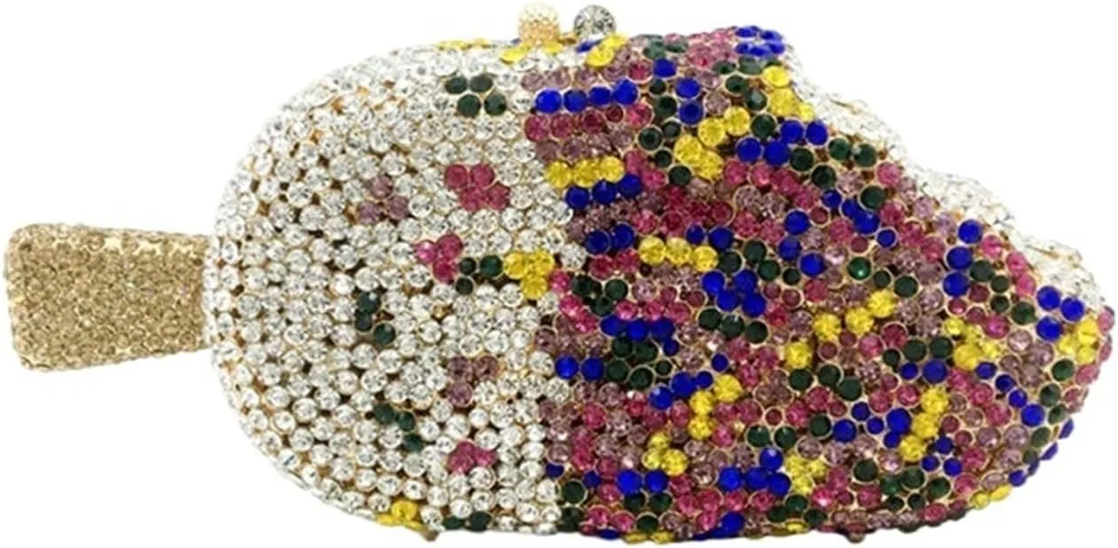 Rhinestone Bags Handbags Women Popsicle Flavor Evening Bags And Clutchese Wedding Party Purses
