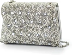 Rhinestone Evening Clutch Purse - Sparkling Evening Purse Clutch Bag for Women, Ideal for Weddings, Parties, Prom