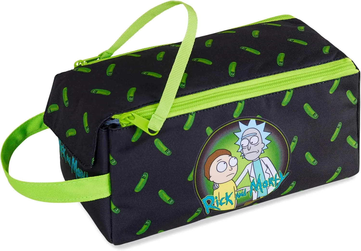 RICK AND MORTY Toiletry Bag for Men Teenagers - Wash Bag Travel Toiletries Bag Grooming Travel Gym - Gifts for Him