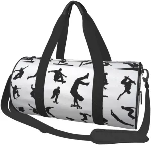 Round Duffle Bag Runningway Cool Parkour Sports Extreme Unisex Travel Bag Duffle Bag