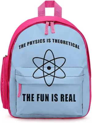 Science Physics Physicist Small Travel Laptop Backpack Casual Daypack with Side Pockets for Shopping Work