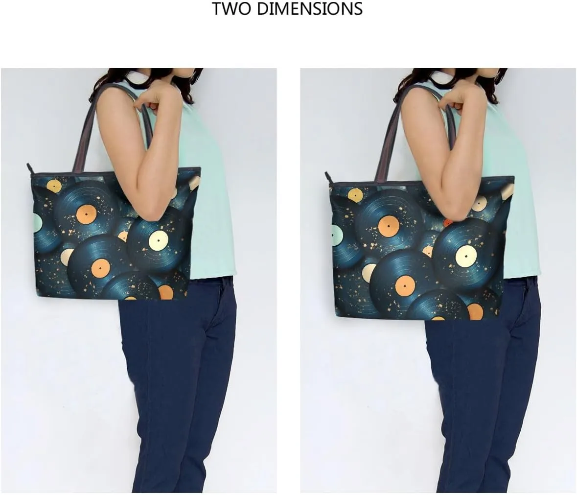 senya Cd Disc Shoulder Bags Large Handle Ladies Handbag