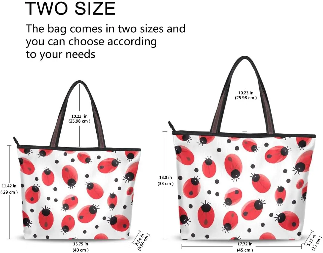 senya Coccinella Septempunctata Shoulder Bags Large Handle Ladies Handbag