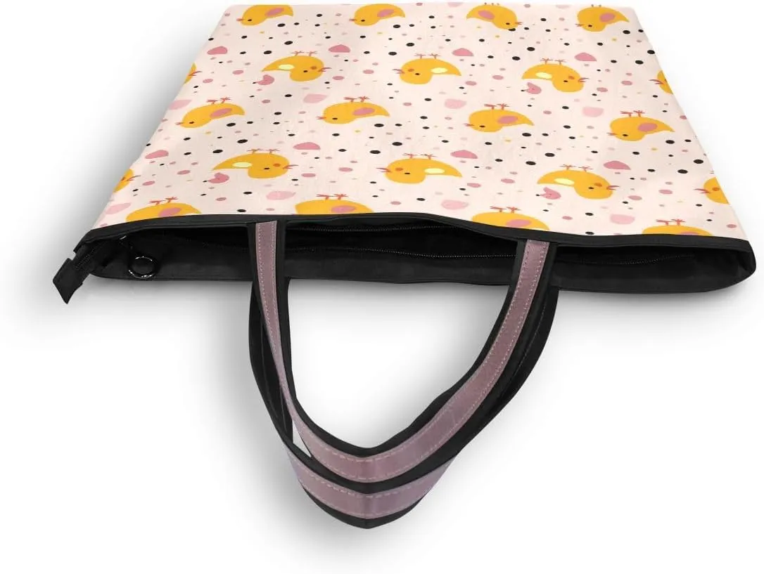 senya Little Yellow Chick Shoulder Bags Large Handle Ladies Handbag