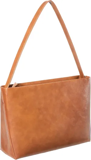 Shoulder Bags in Leather for Women Vintage Classic Elegance Zipped Medium Handbag Purse for All Occasions