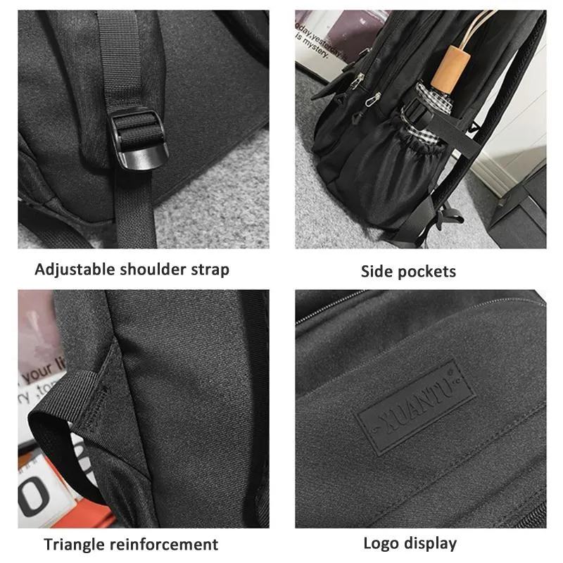 Simple Oxford Cloth Travel Backpack For Students 45 X 31 X 18Cm