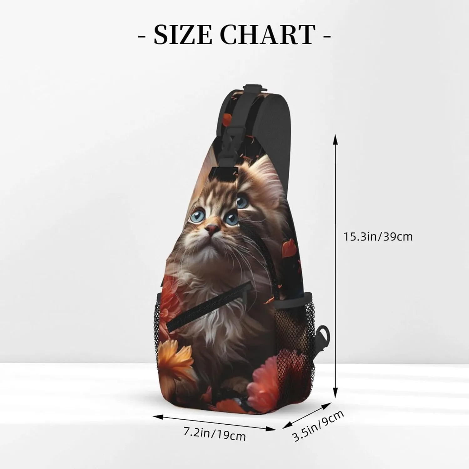 Sling Bag for Women Men Crossbody Bag Sling Backpack Lovely snail Cross Body Bag Adjustable Chest Bag