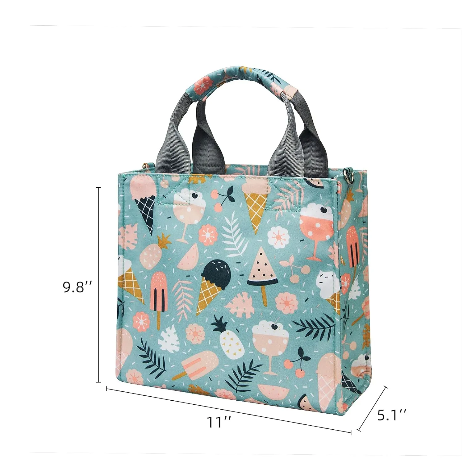 Small Diaper Bags Waterproof Travel Tote Mini Diaper Bag Multi-Function Baby Bags Crossbody Purse(Cartoon Dessert)