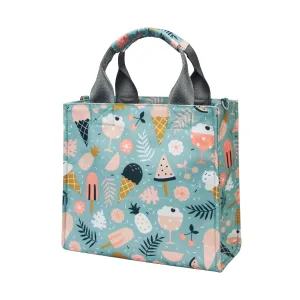Small Diaper Bags Waterproof Travel Tote Mini Diaper Bag Multi-Function Baby Bags Crossbody Purse(Cartoon Dessert)