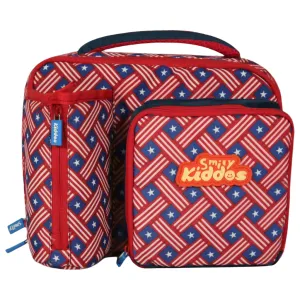Smily Kiddos Multi Compartment Lunch Bag American Hero Theme