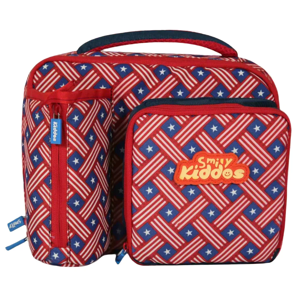 Smily Kiddos Multi Compartment Lunch Bag American Hero Theme