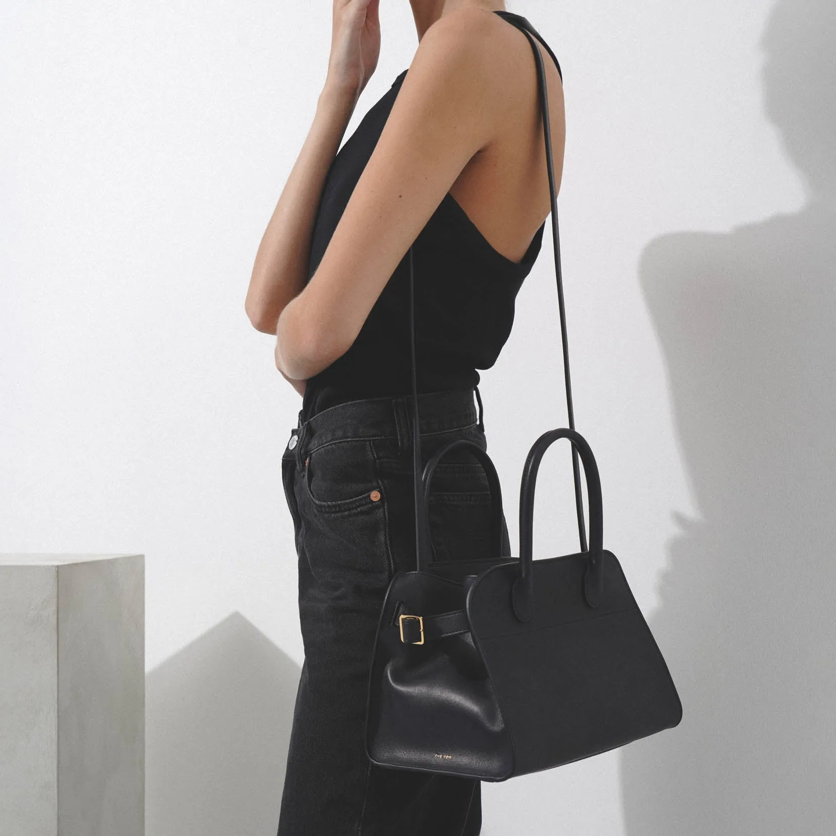 Soft Margaux 10 black saddle bag