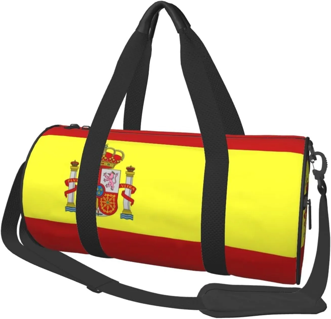 Spanish Flag Duffel Tote for Men and Women Backpacking Travel and Storage Shoulder Bag