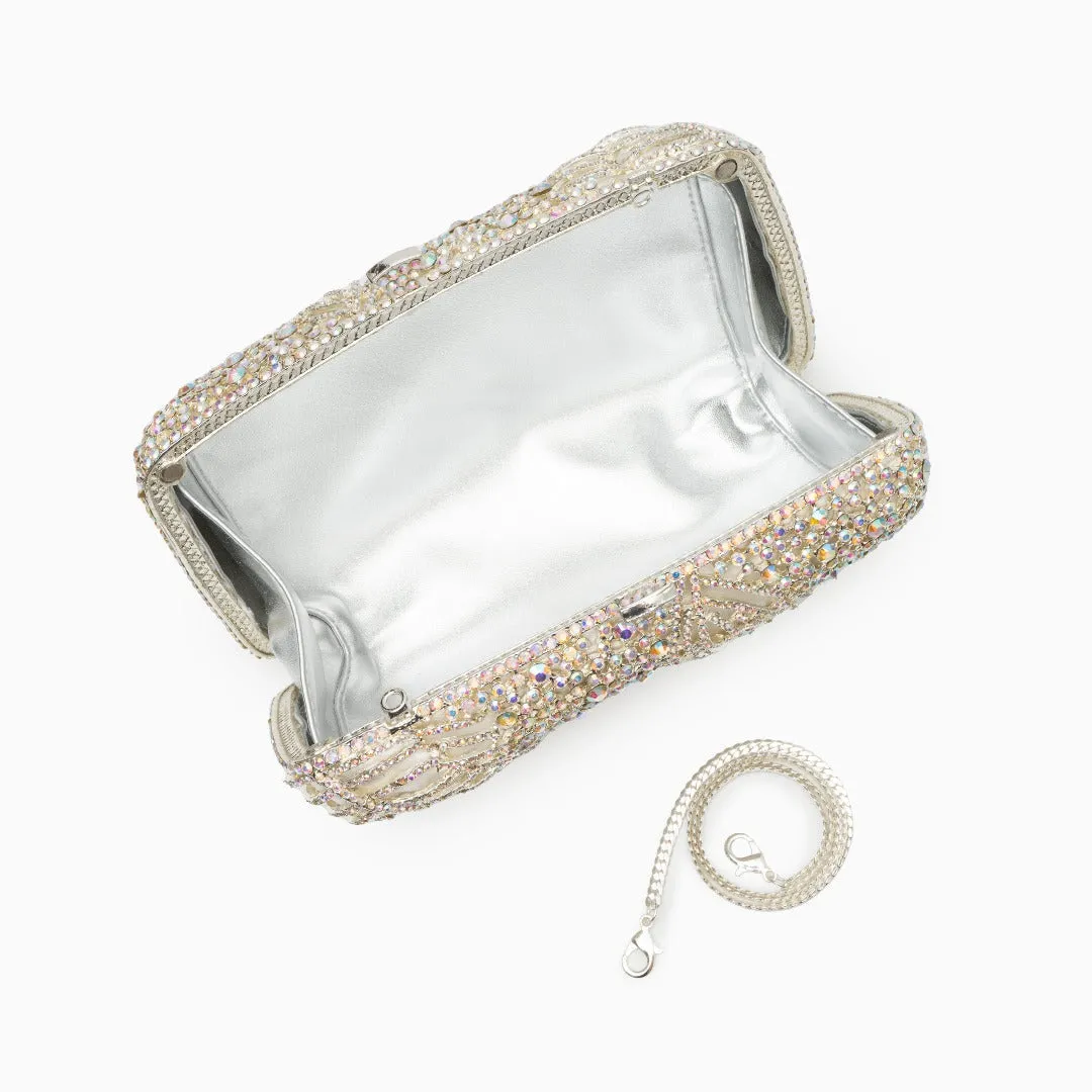 Sparkling Foliage Clutch Bag