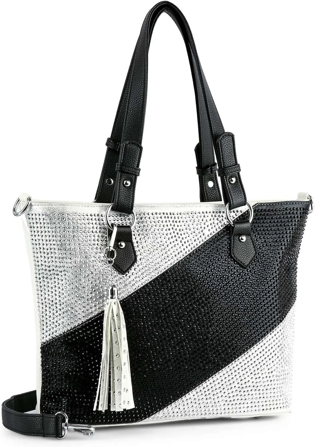 Sparkling Large Fashion Tote Bag Bags Leather for Women Extra Large
