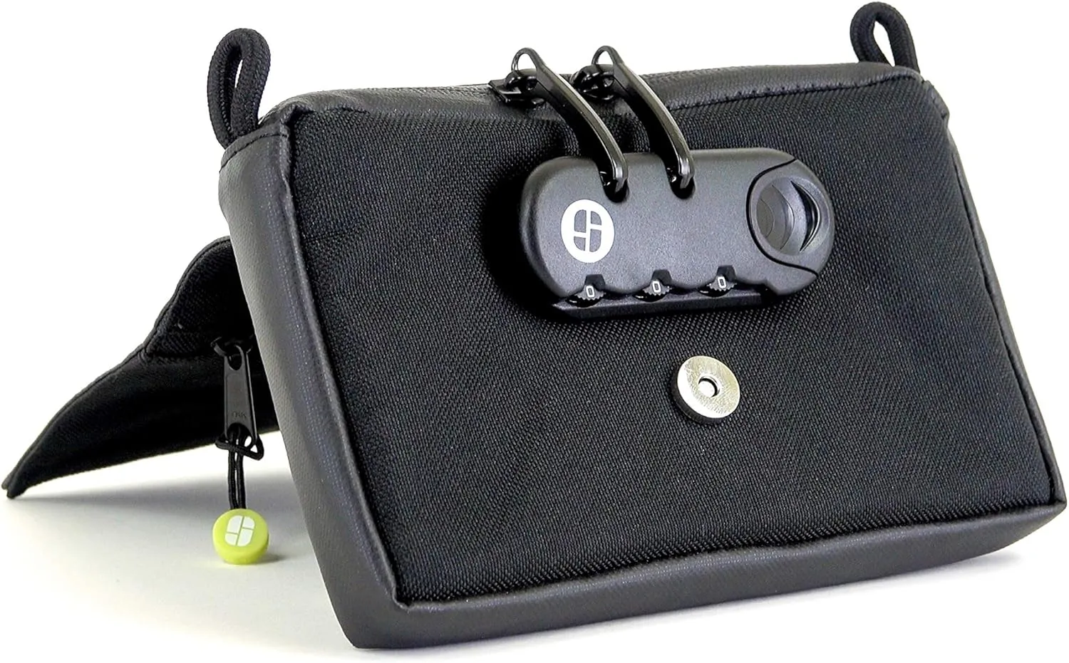 STASHLOGIX Smell Proof, Locking Bag: The Highland (BLACK)