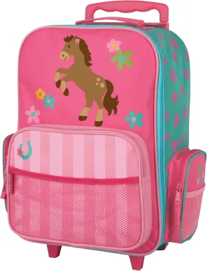 Stephen Joseph Kids Classic Rolling Luggage, Girl Horse, One Size