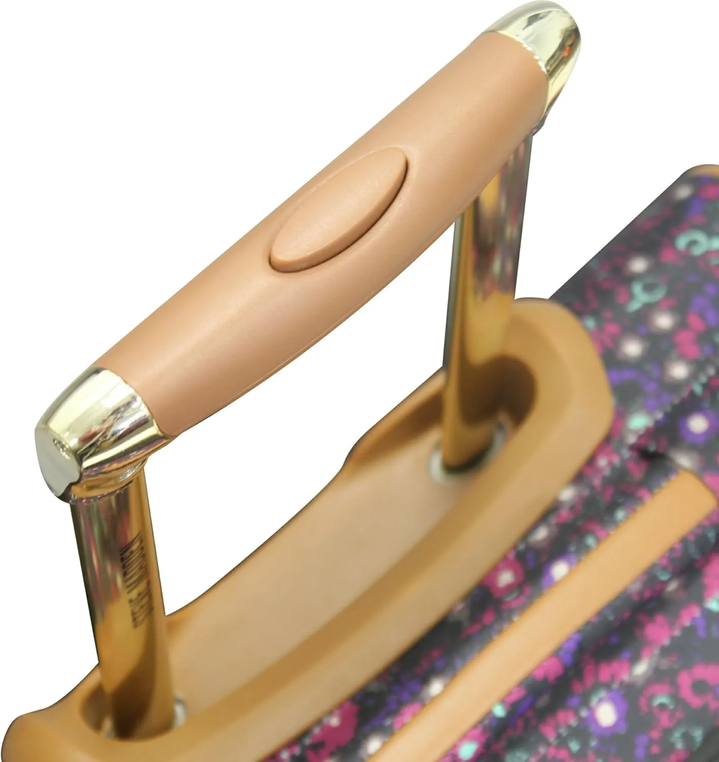Steve Madden Designer 15 Inch Carry on Suitcase- Small Weekender Overnight Business Travel Luggage- Lightweight 2- Rolling Spinner Wheels Under Seat Bag for Women (Dark Purple)