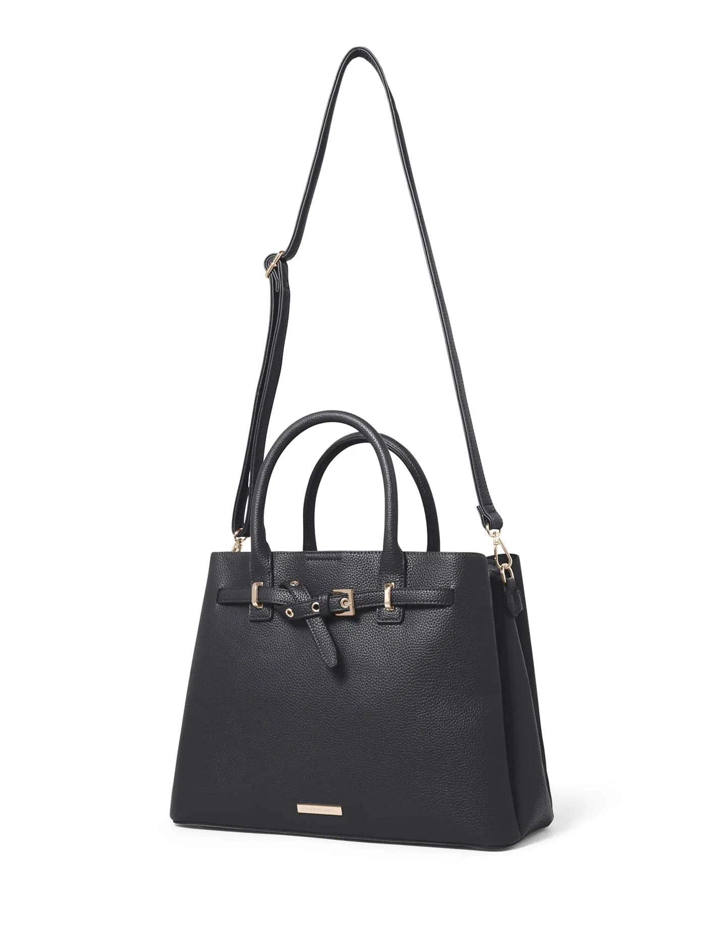 Tatum Buckle Tote Bag