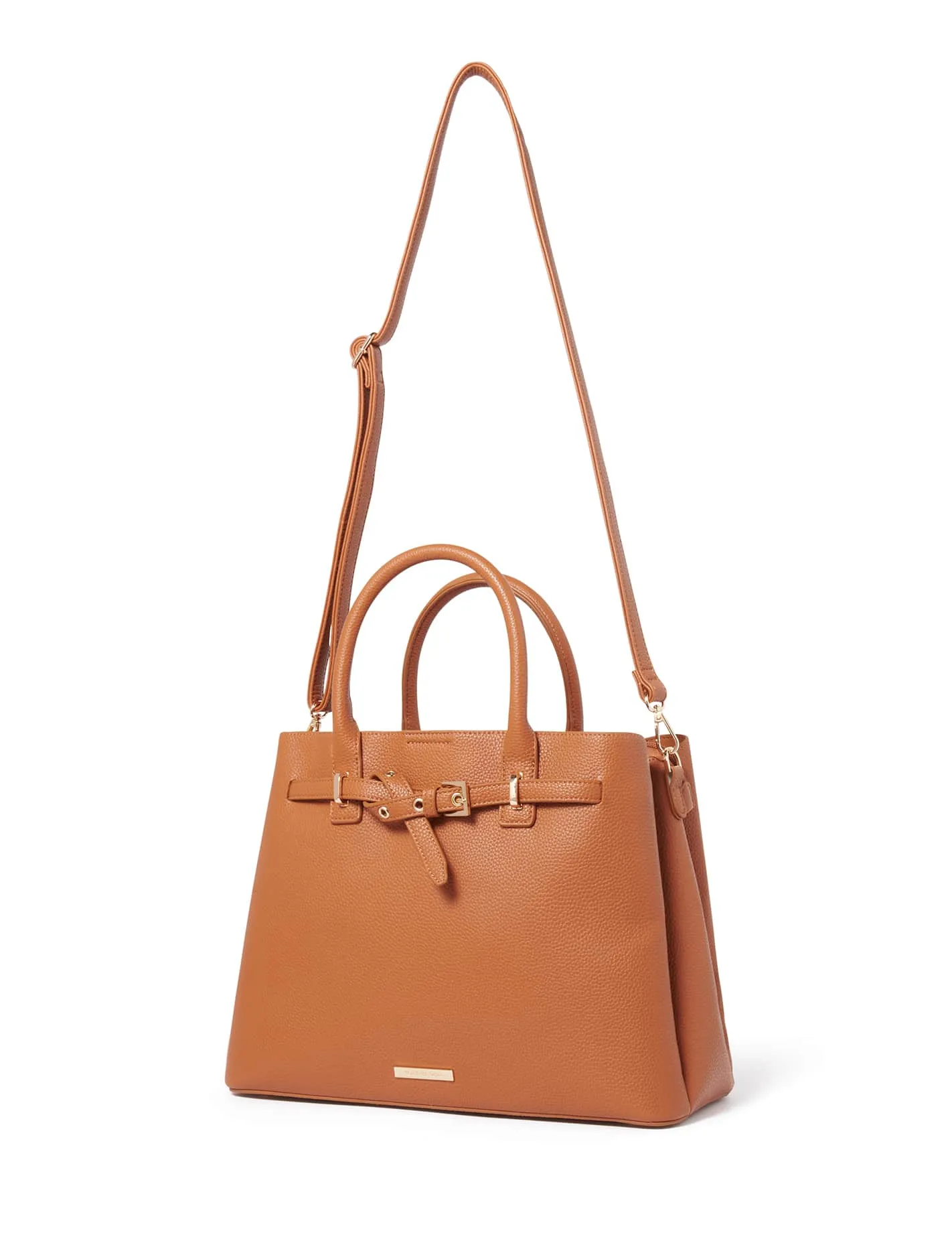 Tatum Buckle Tote Bag