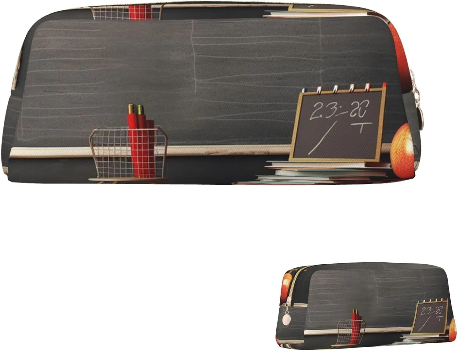 teacher classroom chalkboard Makeup Bag for Women Men Travel Toiletry Bag Aesthetic Purse Pouch Large Pencil Case