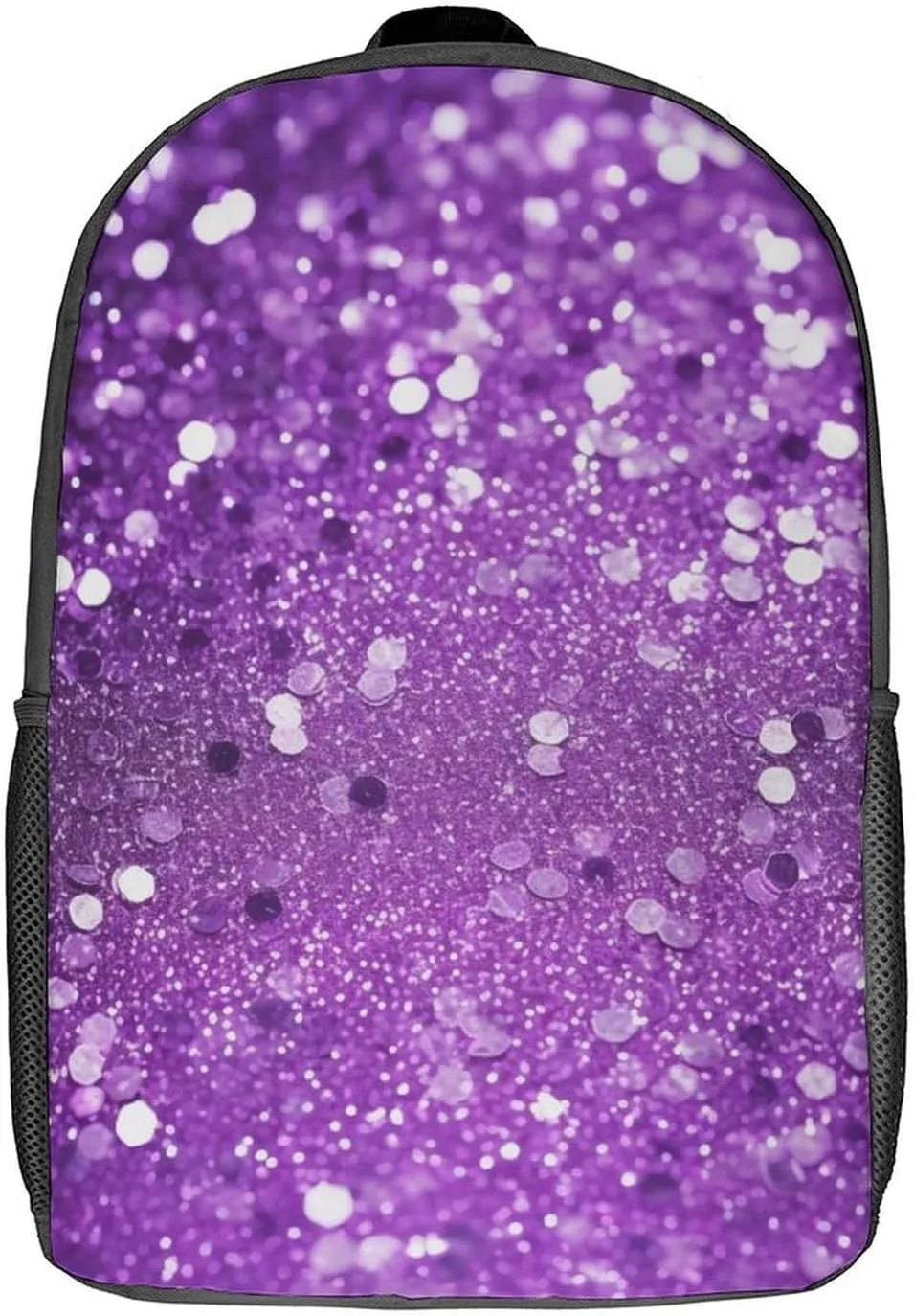 Travel Backpack for Men Women Daypack Sparkling Purple Glitter Laptop Backpack Computer Bag Business Work Bag for Work