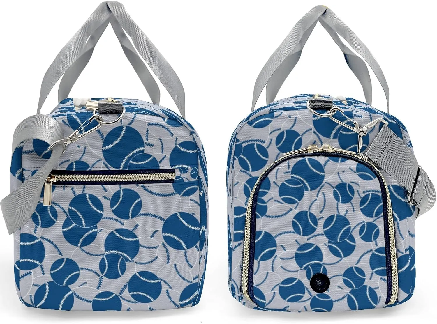 Travel Bag Baseball Blue Navy Grey Customized Duffel Bags Weekender Overnight Bag Personalized Gift