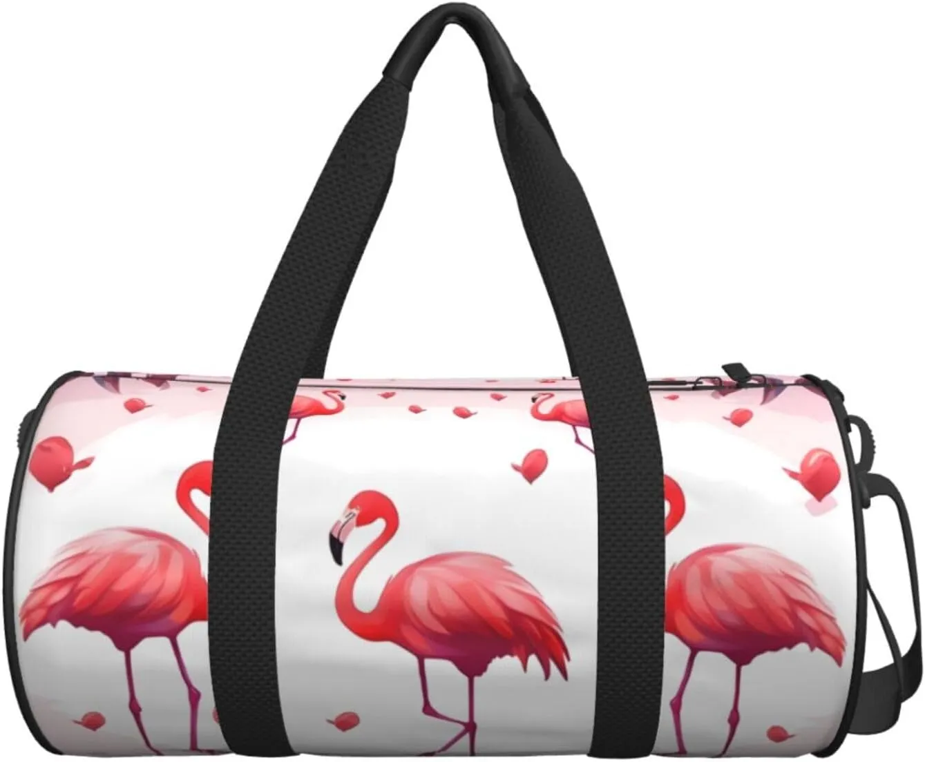 Travel Bag For Women,Lovely Flamingos Print Personal Item Duffle Bags,Weekend Travel Duffel Tote Bag,Travel Sport Gym Bag For Men,Airplane Travel Essentials For Flying
