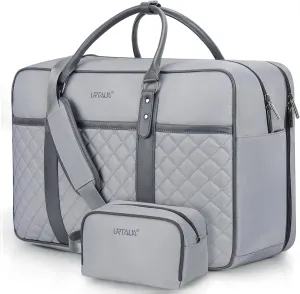 Travel Duffle Bag for Men, Weekender Bag for Women with Toiletry Bags, Carry On Overnight Bags with 17.3 inch Laptop Pouch