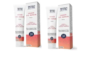 Under Eye Repair Cream - Premium formula with Ceramides & Caffeine for Fine lines, Dark Circles, Crow's feet & Puffiness! Rejuvenating Eye Cream-(20gm, Pack of 1)