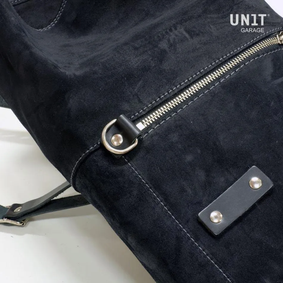 UNIT GARAGE WAXED SUEDE PANNIER (22-30L)   LT SUBFRAME FOR TRIUMPH BONNEVILLE T100/T120