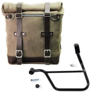 UNIT GARAGE WAXED SUEDE PANNIER (22-30L)   LT SUBFRAME FOR TRIUMPH BONNEVILLE T100/T120
