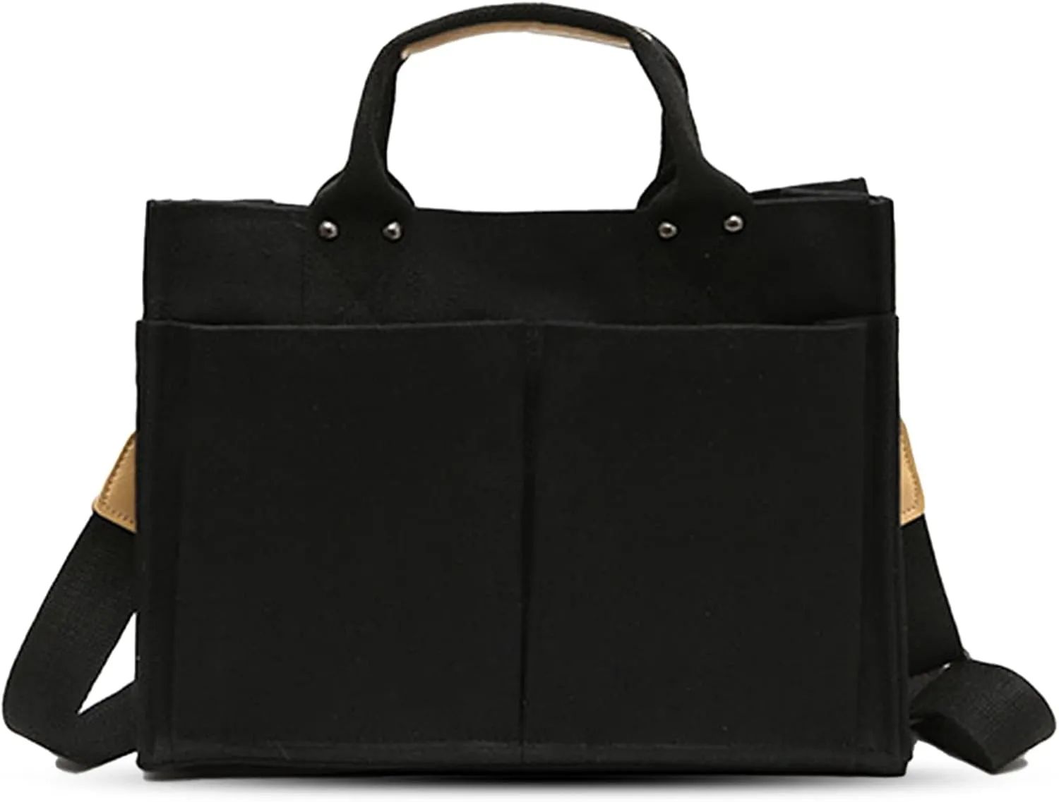 Valleycomfy Canvas Tote Bags for Women Large Shoulder Hobo Bags Handbags Purse Satchel Purses Multi-pockets Casual Work Bags