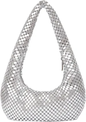Verdusa Evening Clutch Purses For Women Sparkling Underarm Bags Night Out Club Outfits