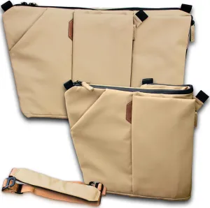 Vesty3.0 anti-theft 16 inch laptop messenger bag that transform into iPad size crossbody sling bag daypack