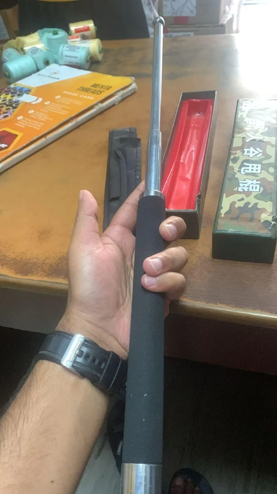 Vishou Heavy Metal Extendable Self-Defence Tactical Rod