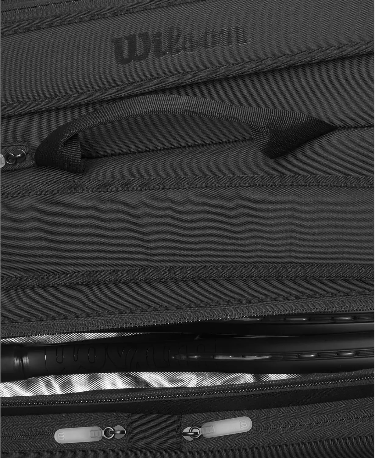 WILSON Noir Tour Tennis Racket Bags - Black