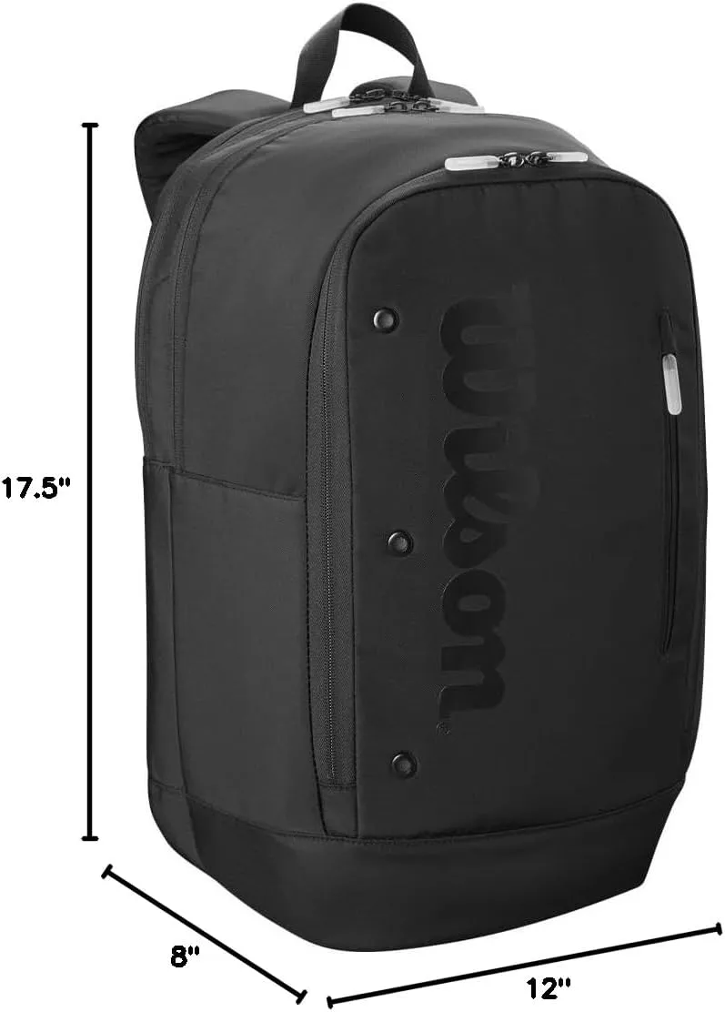 WILSON Noir Tour Tennis Racket Bags - Black