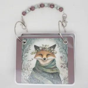 Winter Animals Fox  Floss Bag Book