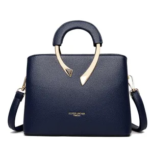 Women High Quality Leather Handbag Casual Crossbody Shoulder