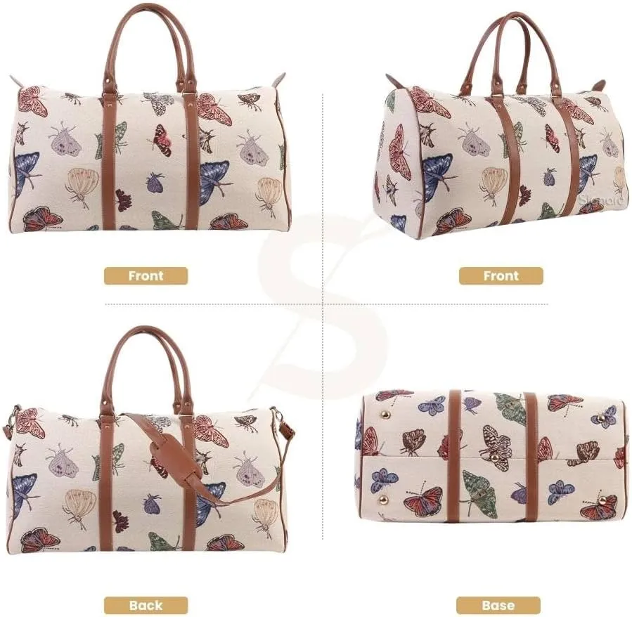 Women Large Duffel Bag, Ladies Carry-on Overnight Weekender, Womens Hand Luggage, Travel Bags for Teens & Girls