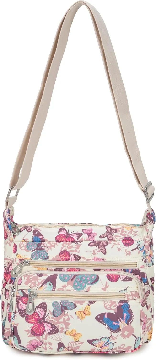 Women Shoulder Handbag Roomy Multiple Pockets Bag Ladies Crossbody Purse Tote Top Handle Satchel