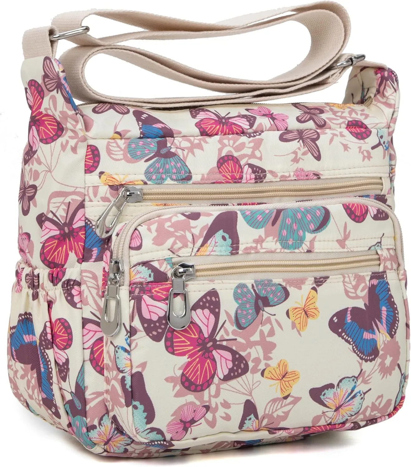 Women Shoulder Handbag Roomy Multiple Pockets Bag Ladies Crossbody Purse Tote Top Handle Satchel