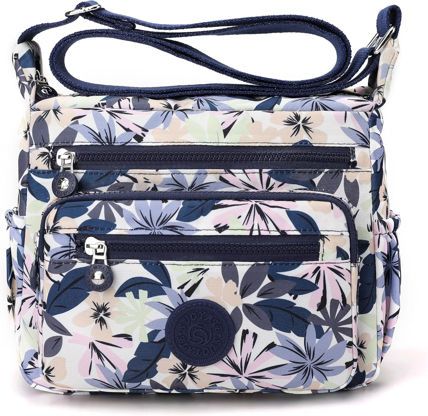 Women Shoulder Handbag Roomy Multiple Pockets Bag Ladies Crossbody Purse Tote Top Handle Satchel